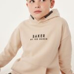 Baker by Ted Baker Stone Overhead Hoodie - Pre-order | Baker - ملابس أطفال أصلية