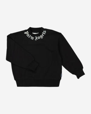 Palm Angels Black Logo Motif Sweatshirt