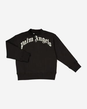 Palm Angels Black Logo Graphic Sweatshirt
