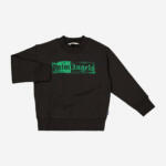 Palm Angels Black & Green Logo Graphic Sweatshirt