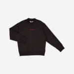 Palm Angels Black Front & Back Logo Sweatshirt