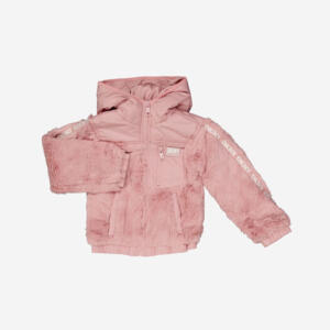 DKNY Jeans Pink Reversible Faux Fur Jacket - Pre-order | DKNY - ملابس أطفال أصلية