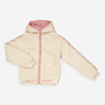 DKNY Jeans Cream & Pink Padded Jacket - Pre-order | DKNY - ملابس أطفال أصلية