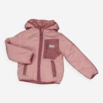 DKNY Jeans Pink Reversible Monogram Sherpa Jacket