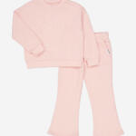 DKNY Jeans 2 Piece Pink Logo Graphic Sweatshirt Set - Pre-order | DKNY - ملابس أطفال أصلية