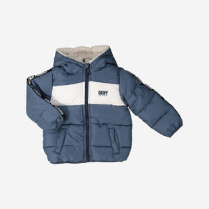 DKNY Jeans Blue Padded Taped Accent Jacket - Pre-order | DKNY - ملابس أطفال أصلية