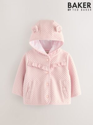 Baker by Ted Baker Lurex Quilted Hooded Jacket - Pre-order | Baker - ملابس أطفال أصلية
