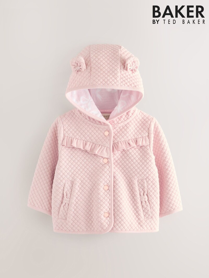 Baker by Ted Baker Lurex Quilted Hooded Jacket - Pre-order | Baker - ملابس أطفال أصلية
