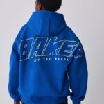 Baker by Ted Baker Blue Oversized Graphic Hoodie - Pre-order | Baker - ملابس أطفال أصلية