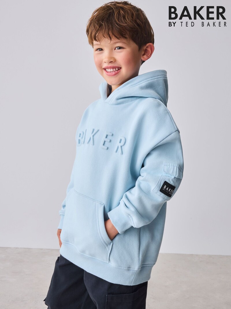 Baker by Ted Baker Oversized Embossed Hoodie - Pre-order | Baker - ملابس أطفال أصلية