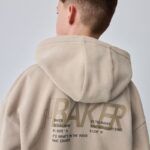 Baker by Ted Baker Charcoal Grey Oversized Graphic Zip Through Hoodie - Pre-order | Baker - ملابس أطفال أصلية