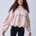 Baker by Ted Baker Pink Bubble Hem Logo Applique Hoodie - Pre-order | Baker - ملابس أطفال أصلية