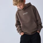 Baker by Ted Baker Brown Overhead Hoodie - Pre-order | Baker - ملابس أطفال أصلية