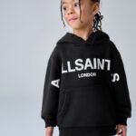 smALLSAINTS Washed Charcoal Grey Biggy Oversized Younger Boy Pullover Hoodie - Pre-order | smALLSAINTS - ملابس أطفال أصلية