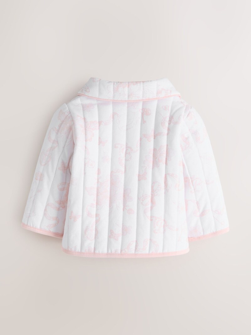 Baker by Ted Baker White Bunny Print Quilted Jacket - Pre-order | Baker - ملابس أطفال أصلية (Baker - صورة 2)