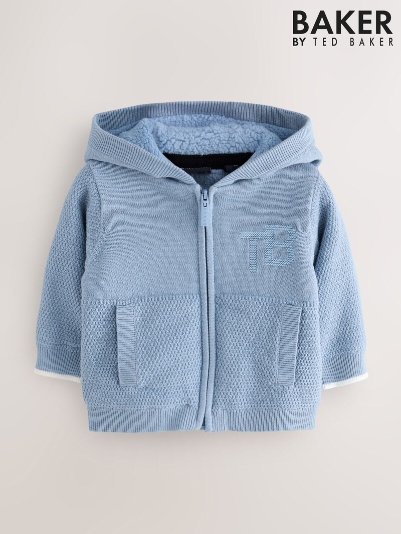 Baker by Ted Baker Blue Knitted Jacket - Pre-order | Baker - ملابس أطفال أصلية