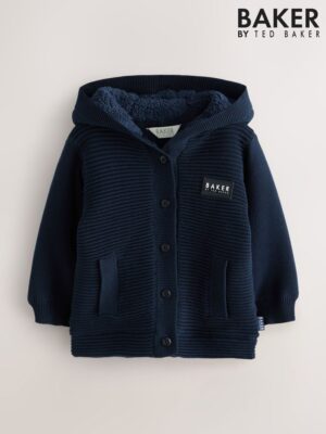 Baker by Ted Baker Navy Knitted Jacket - Pre-order | Baker - ملابس أطفال أصلية