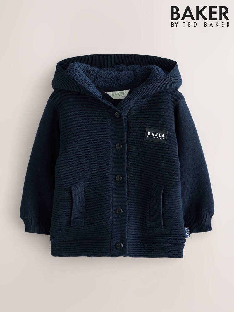 Baker by Ted Baker Navy Knitted Jacket - Pre-order | Baker - ملابس أطفال أصلية